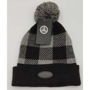 NEW‎ Mercedes-Benz Black Gray Adult Beanie Official Merchandise